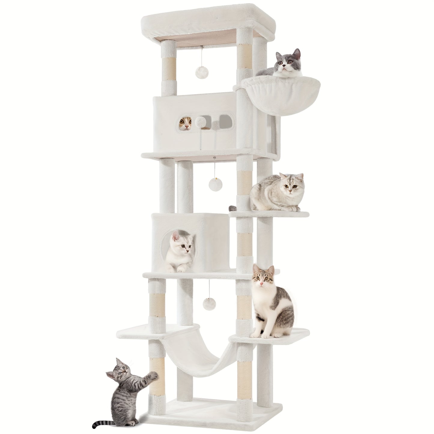 Multi-Level Cat Tree House with Condo