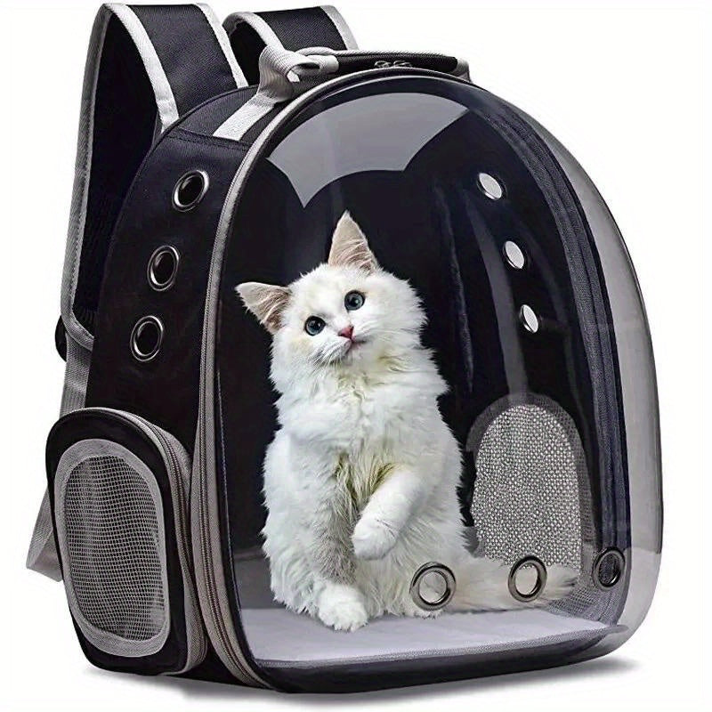 Breathable Fully Transparent Cat Carrier Backpack