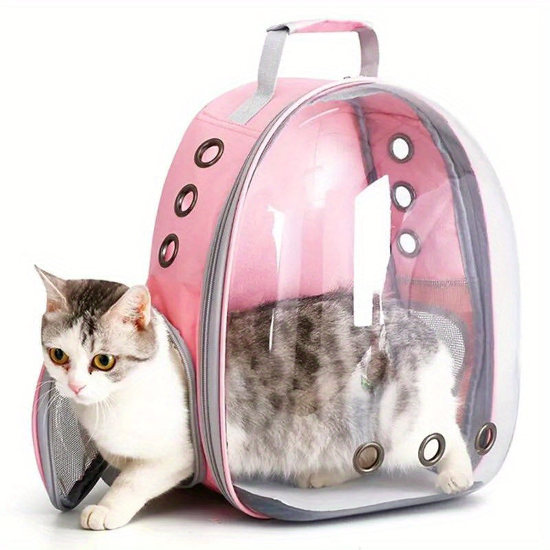 Breathable Fully Transparent Cat Carrier Backpack