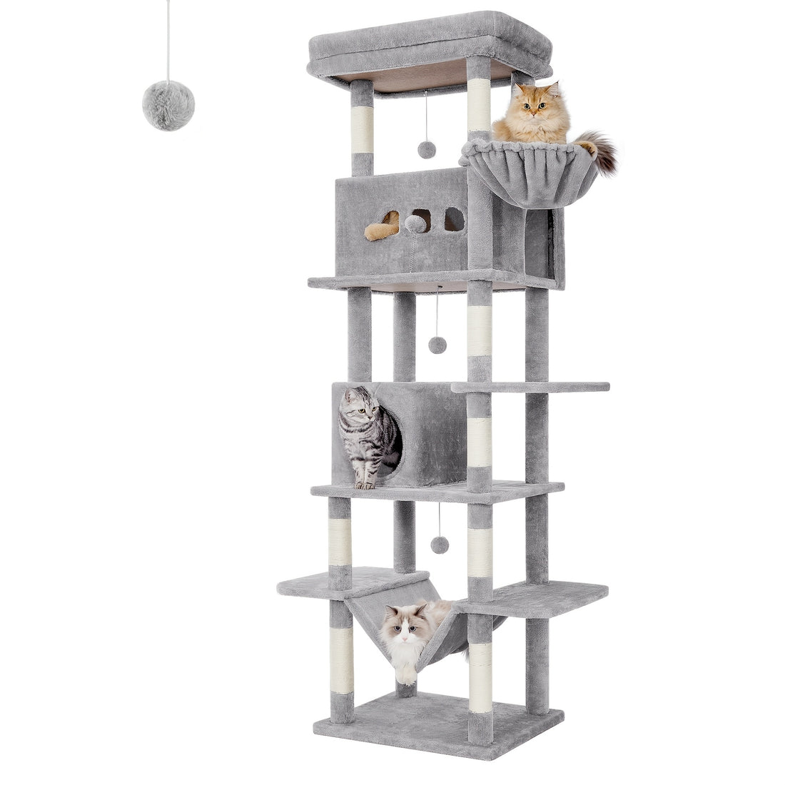 Multi-Level Cat Tree House with Condo