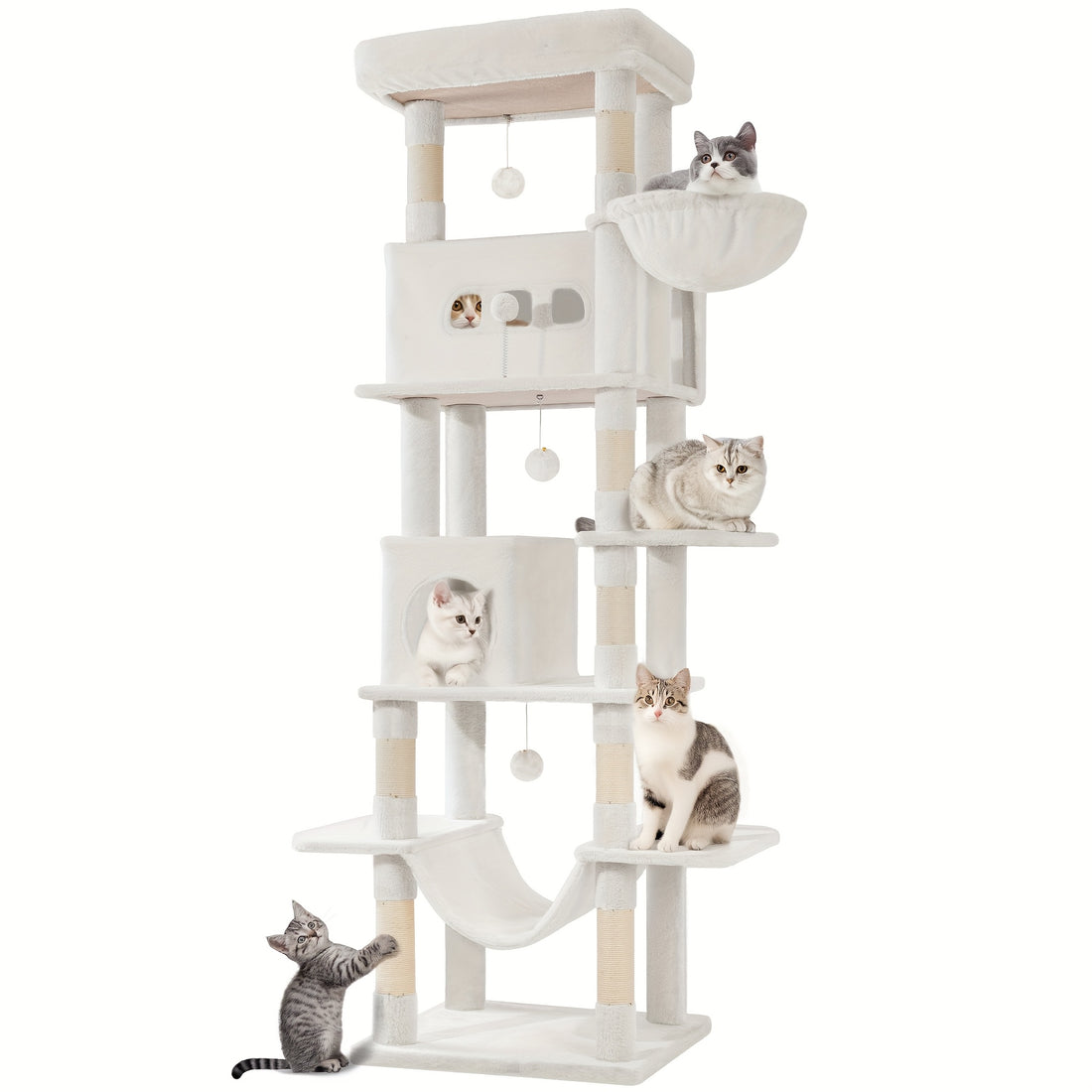 Multi-Level Cat Tree House with Condo
