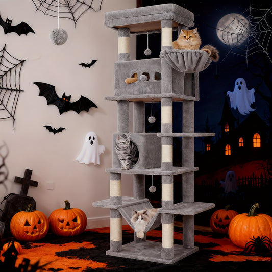 Multi-Level Cat Tree House with Condo