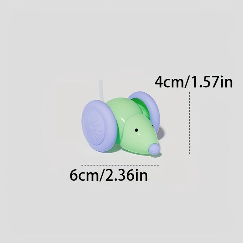 Automatic Cat Toy Mouse - Self-Rolling - USB Rechargeable
