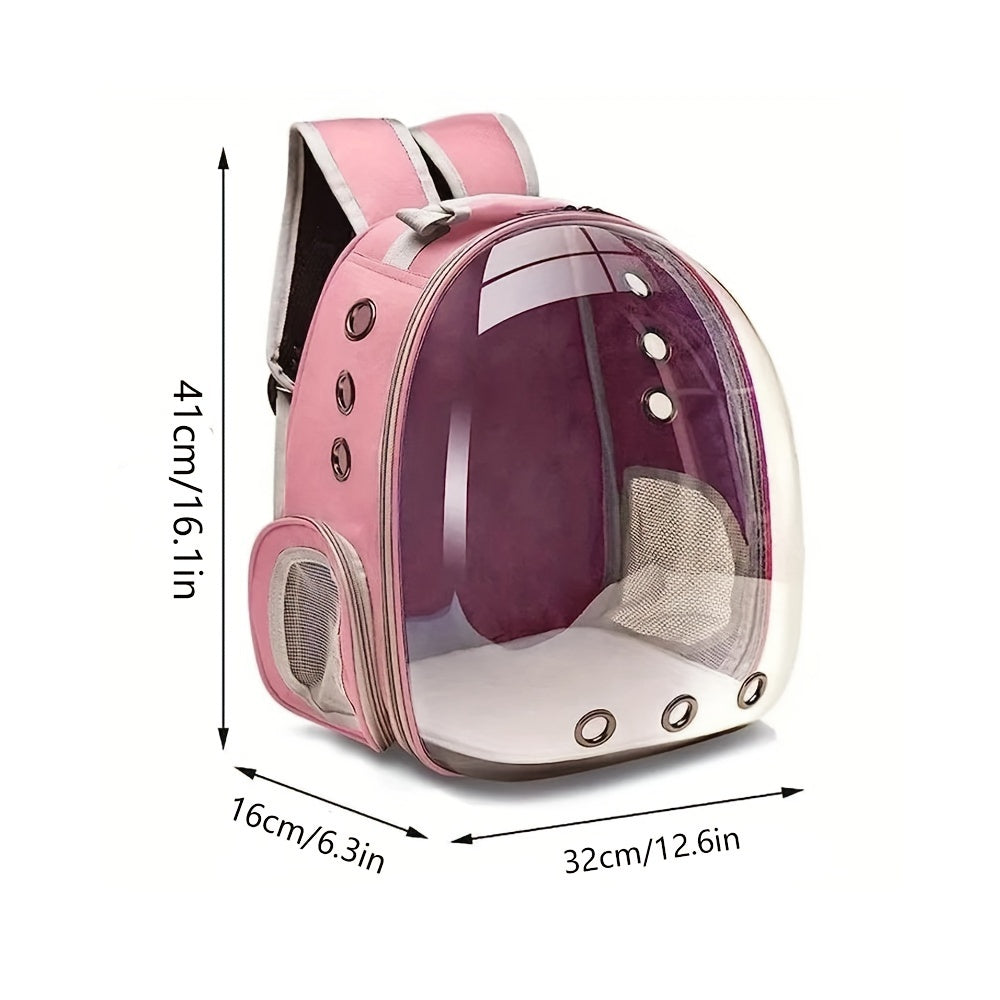 Breathable Fully Transparent Cat Carrier Backpack