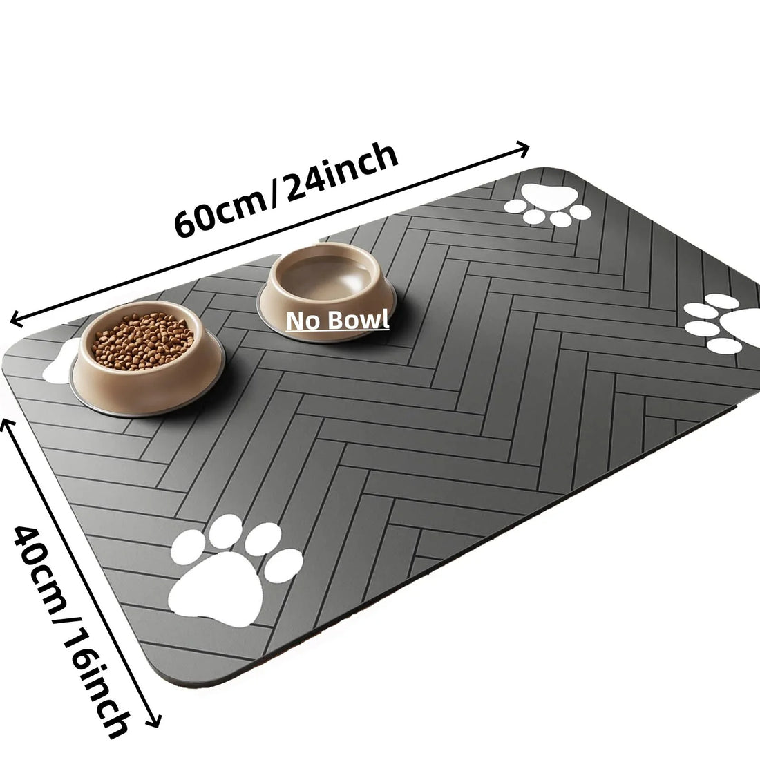 Absorbent Feeding Mat for Cats