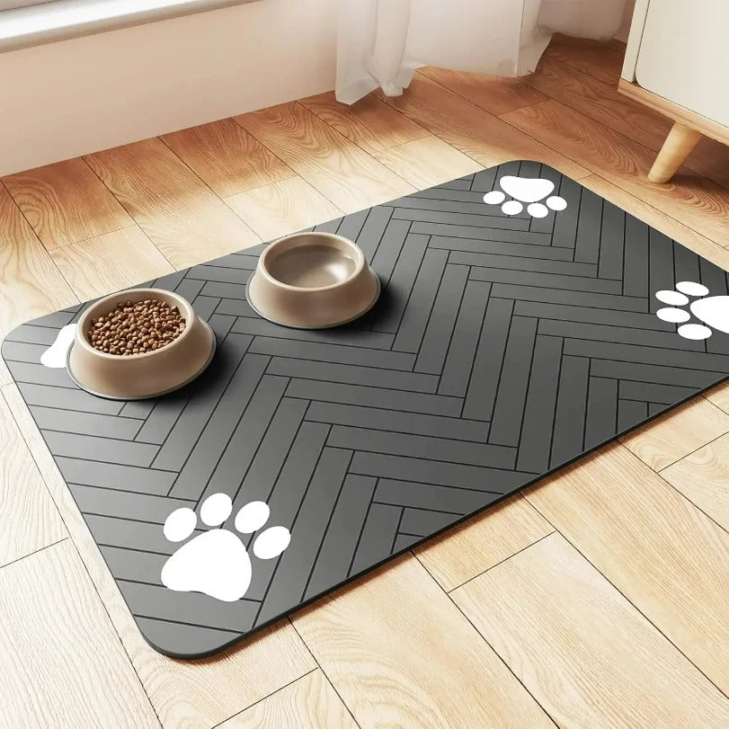 Absorbent Feeding Mat for Cats