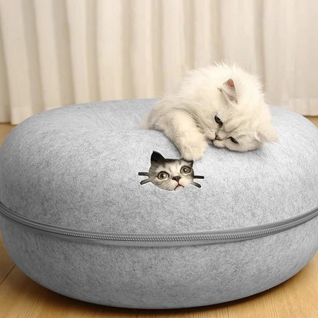Felt Doughnut Play Bed