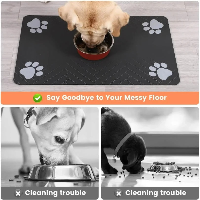 Absorbent Feeding Mat for Cats