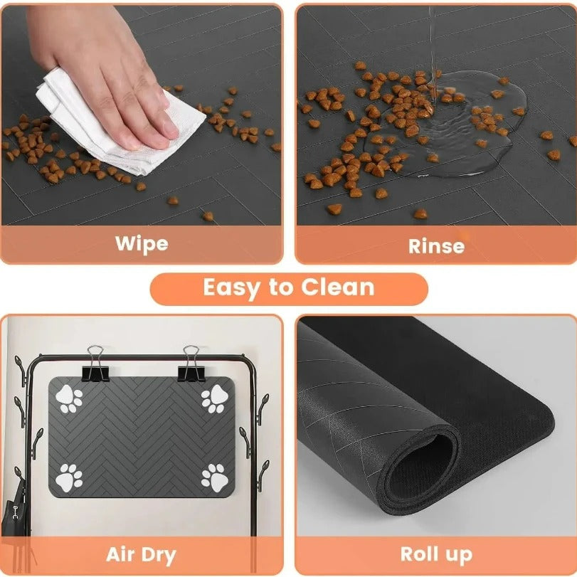 Absorbent Feeding Mat for Cats