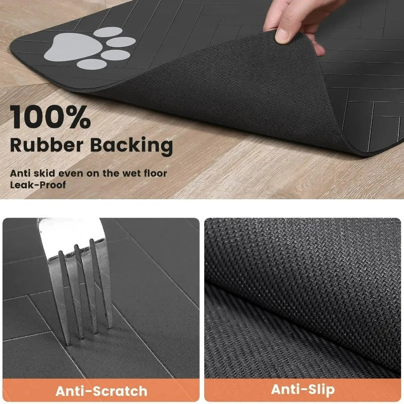 Absorbent Feeding Mat for Cats