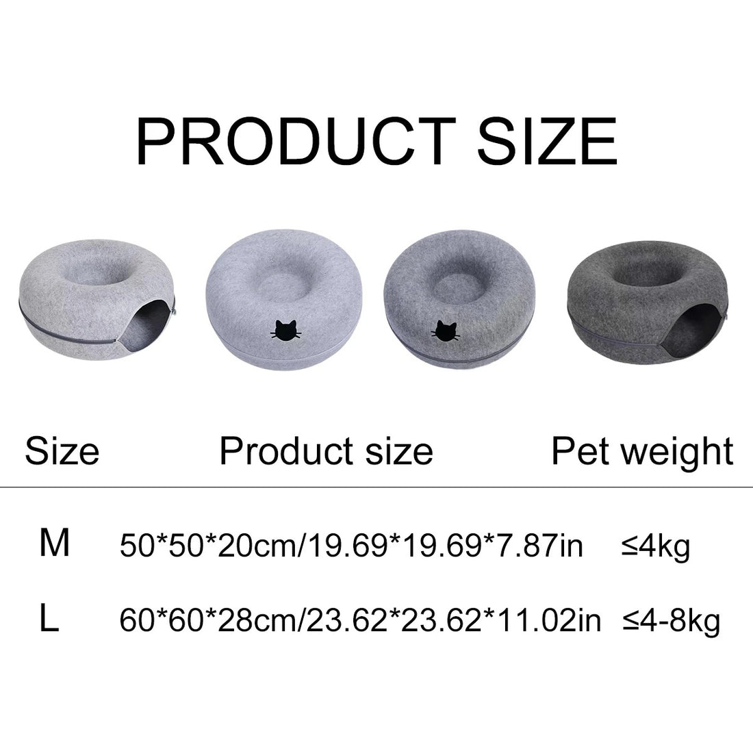 Felt Doughnut Play Bed