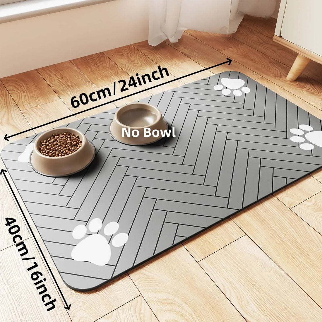 Absorbent Feeding Mat for Cats