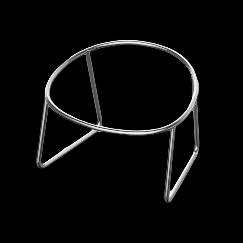 Elevated Tilted Stainless Steel Cat Bowl - 15° Anti-Vomiting Whisker-Friendly Raised Cat Food Bowl with Stand