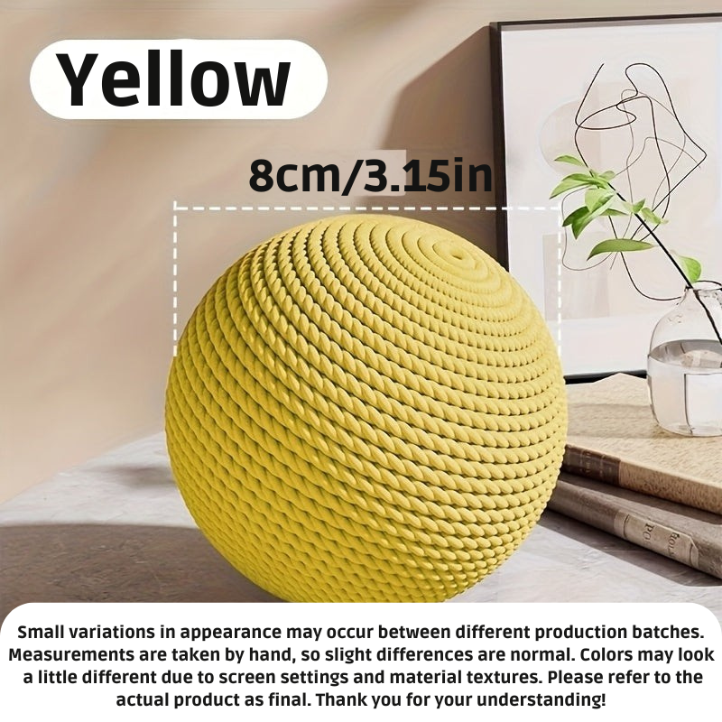 Interactive Sisal Cat Toy Ball - With Sound